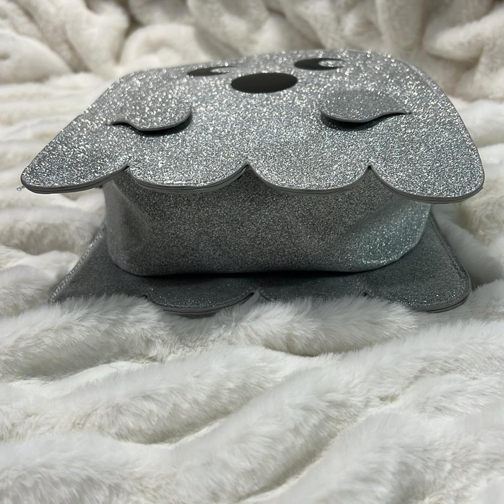 PRICE IS FIRM - Fine By Me Silver Glittery Ghost Crossbody - Picture 10 of 10